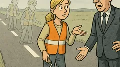 Dowcip: Zatrudniono blondynkę do malowania pasów