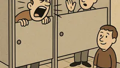 Dowcip: W publicznej toalecie cienka ścianka