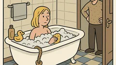 Dowcip: Dlaczego blondynka wiesza linkę przy wannie?