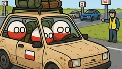 Dowcip: Jedzie rajd przez Europę…